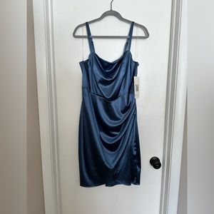 Blue dress, never worn, semi formal